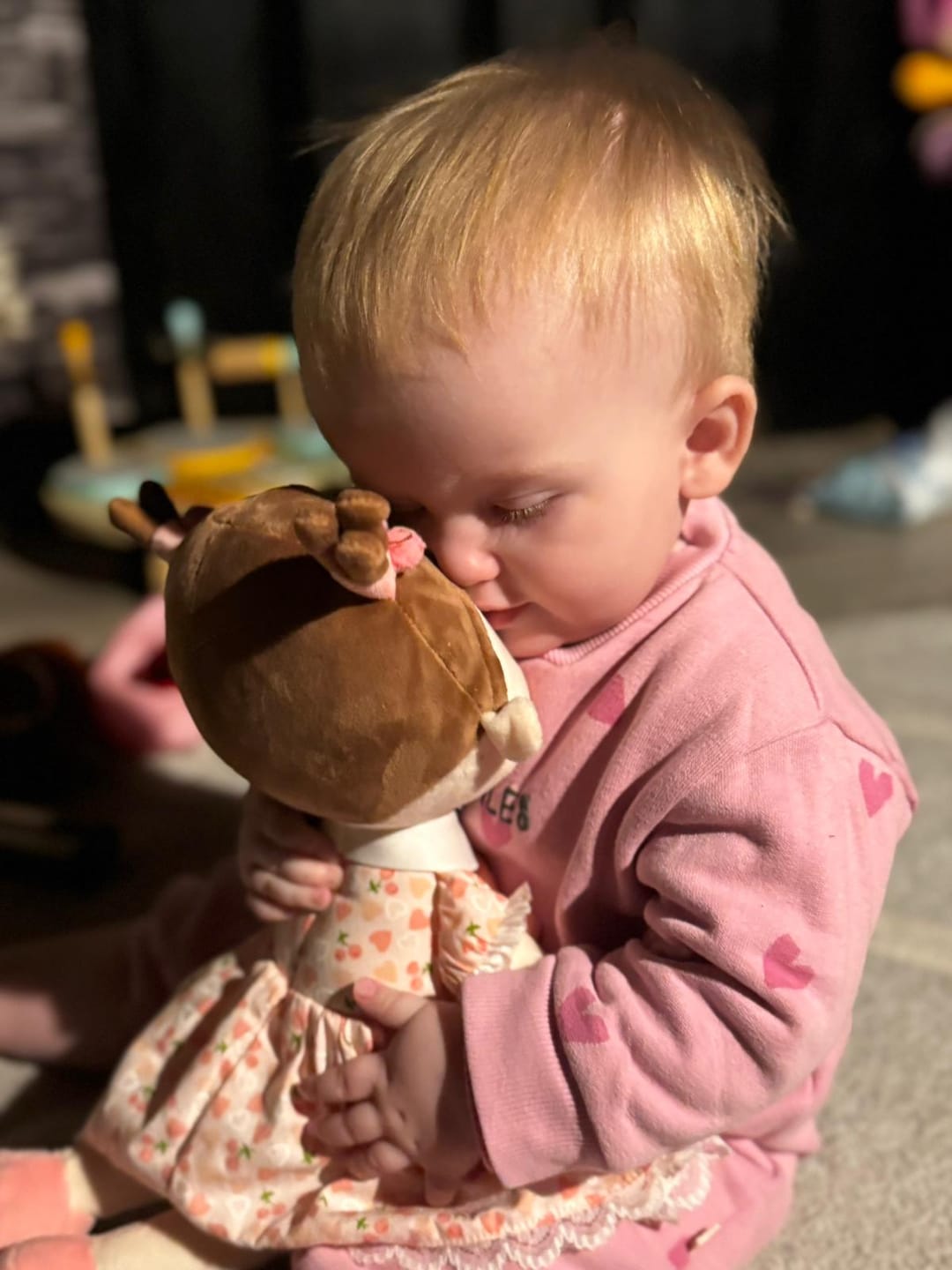 Customer photo review of Leyadoll Soft Plush Personalized Leya Doll, My First Baby Doll