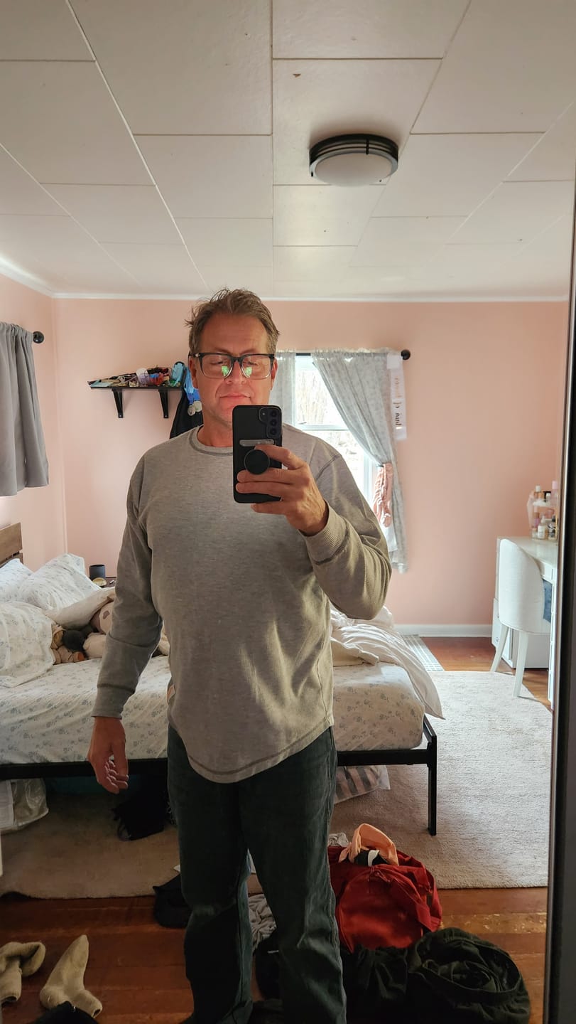 Customer photo review of 80Eighty® HeartCars Gray Thermal Shirt