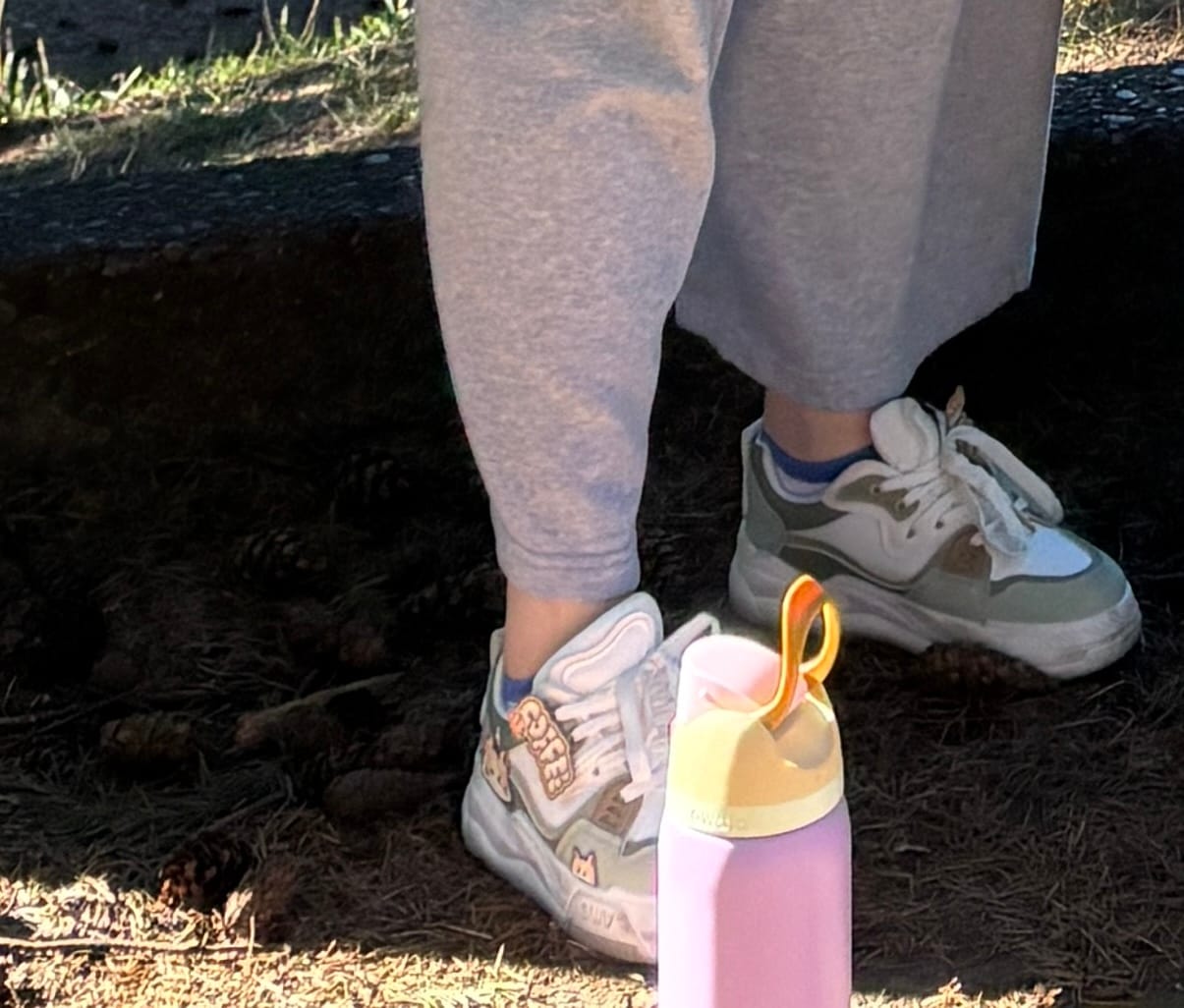 Customer photo review of Matcha Mocha Kitty Cafe Green Shoes - Women's