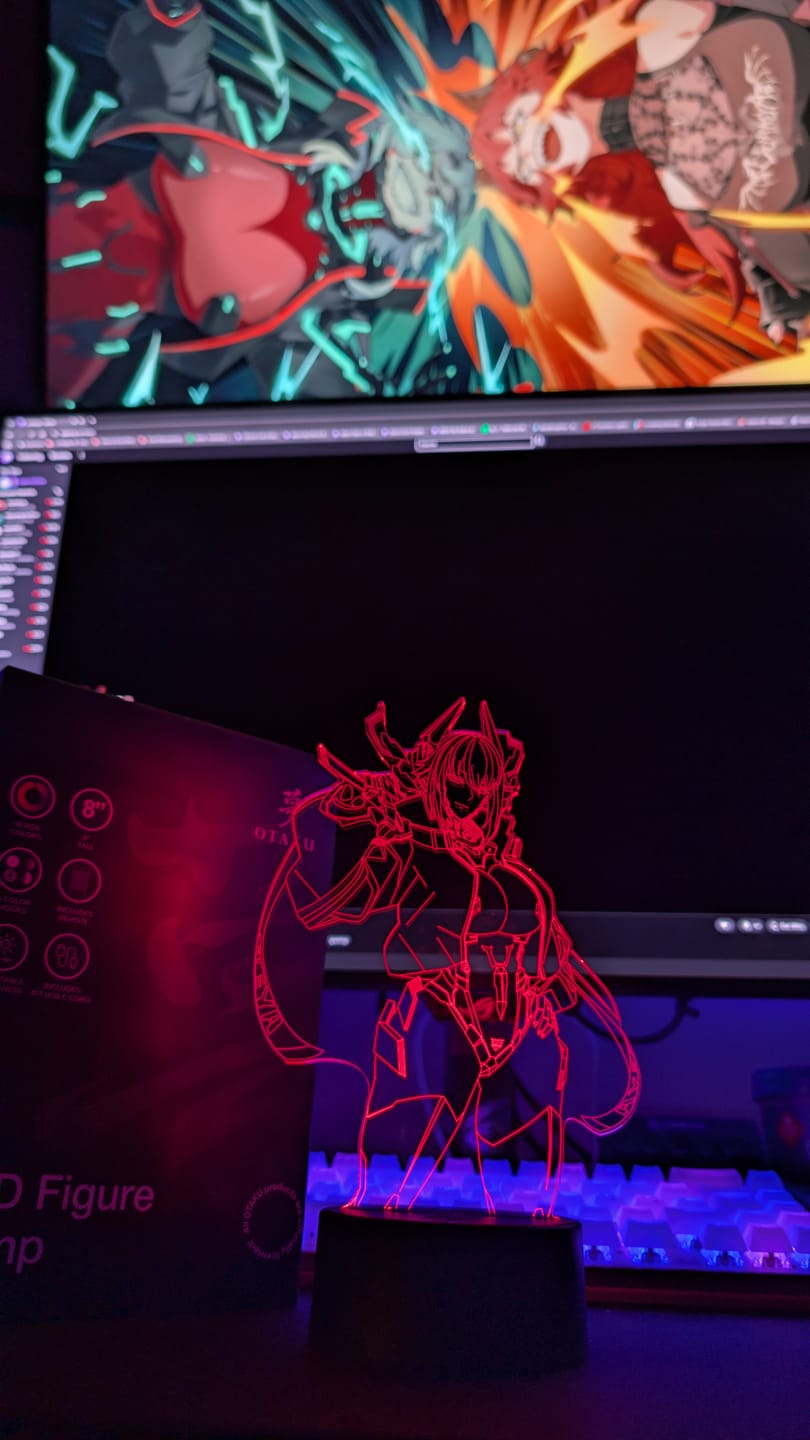 Customer photo review of Zentreya Otaku Lamp