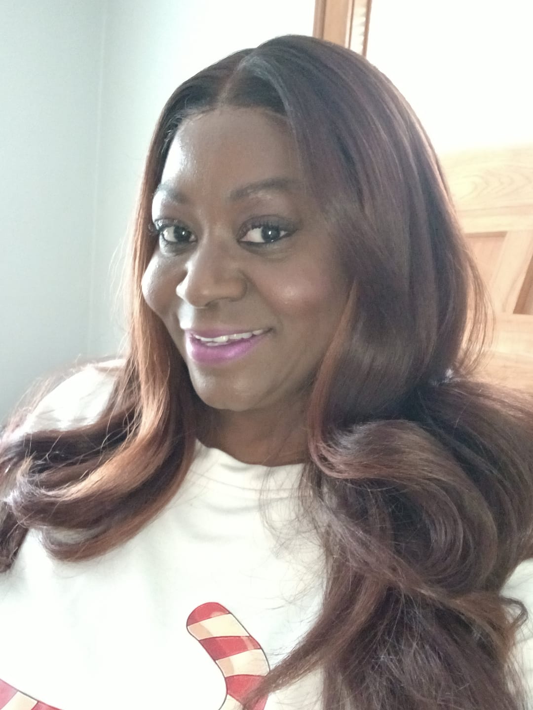 Customer photo review of Outre Melted Hairline Glueless HD Lace Front Wig - SERAPHINE