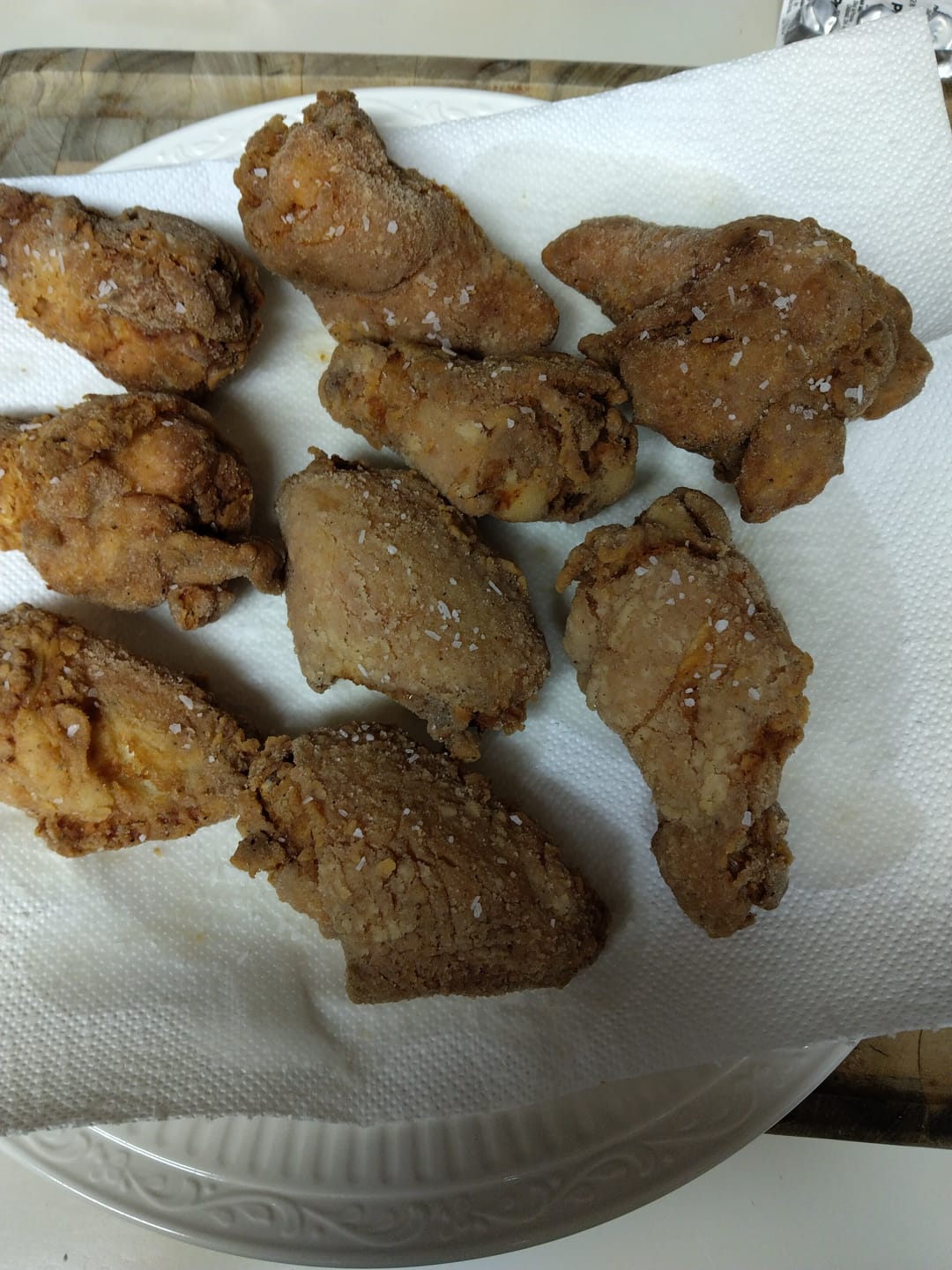 Customer photo review of Cousin T's Gourmet King Trump Fried Chicken Mix