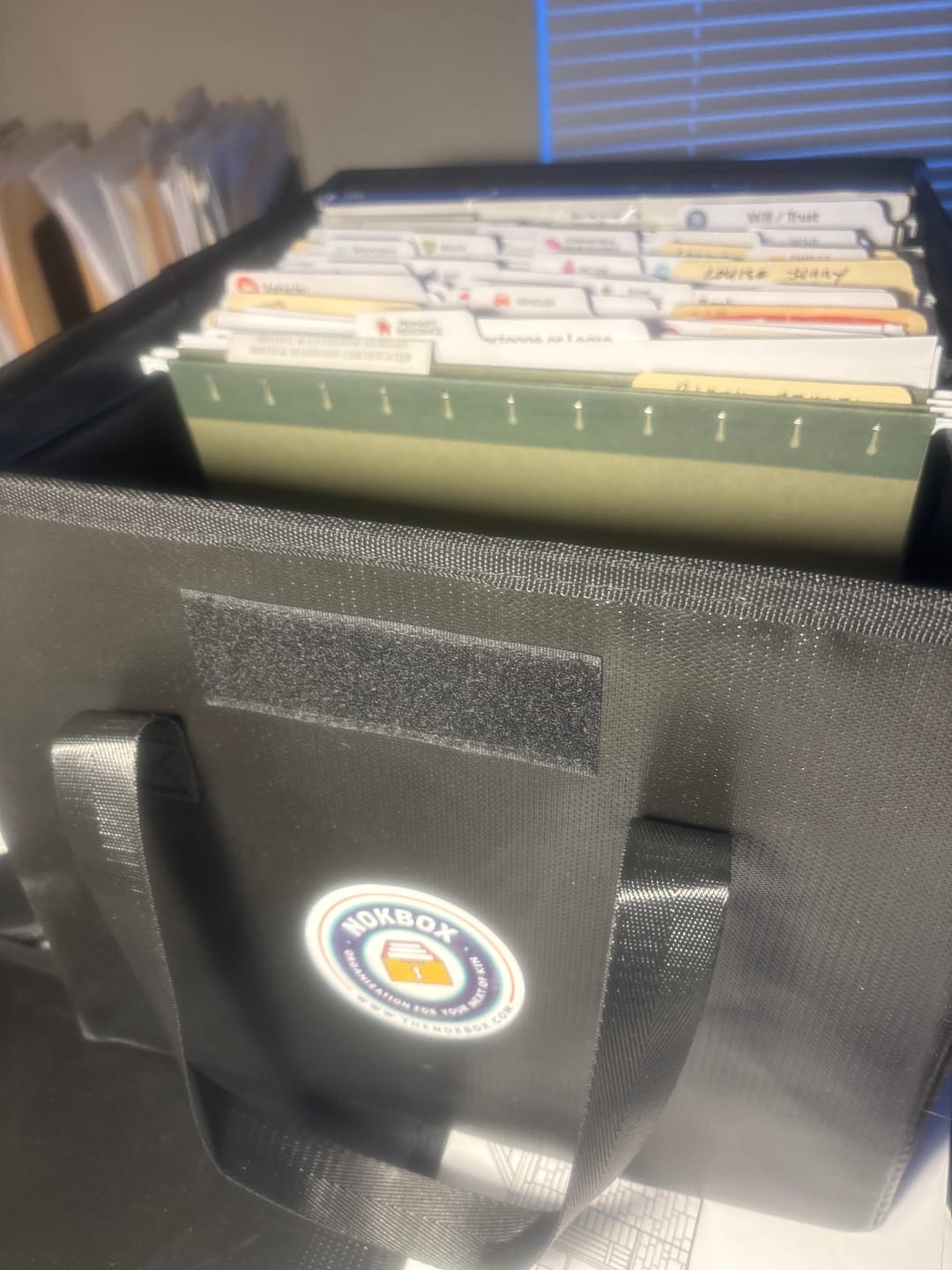 Customer photo review of The Nokbox Companion Password Book