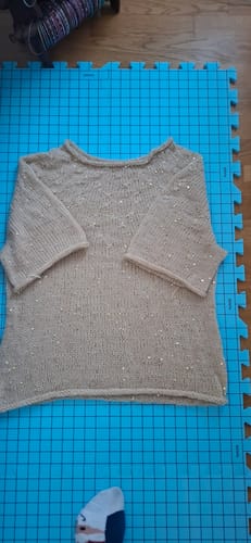 Customer photo review of YarnArt Alpaca Gold Paillettes