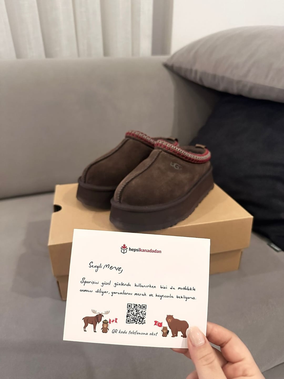 Customer photo review of UGG Women's Tazz II Dusted Cocoa
