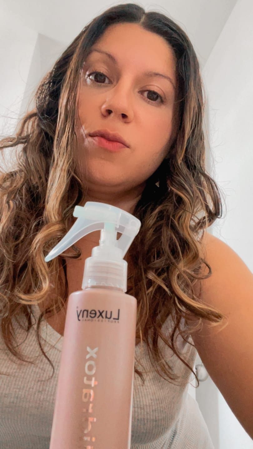 Customer photo review of Hidratox, tratamiento efecto bótox capilar instantáneo