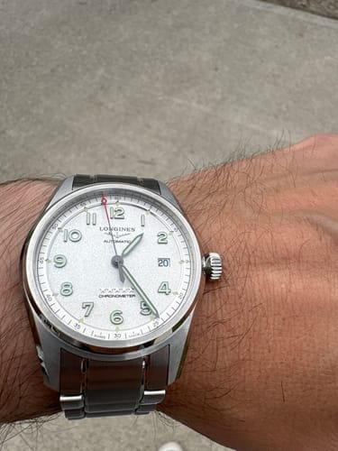 Customer photo review of Longines Sport Men's 40mm Chronometer Watch L3.810.4.73.9