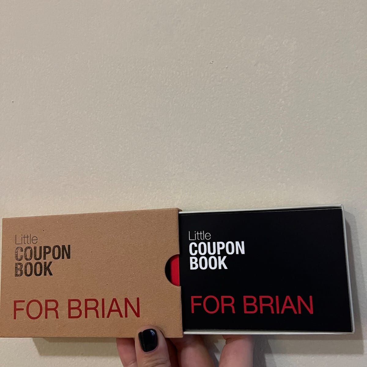 Customer photo review of Fully Customisable Coupon Book