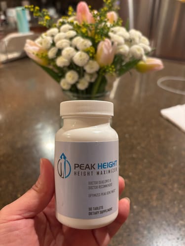 Customer photo review of Peak Height Growth Supplement #1 Grow Taller Height Pill