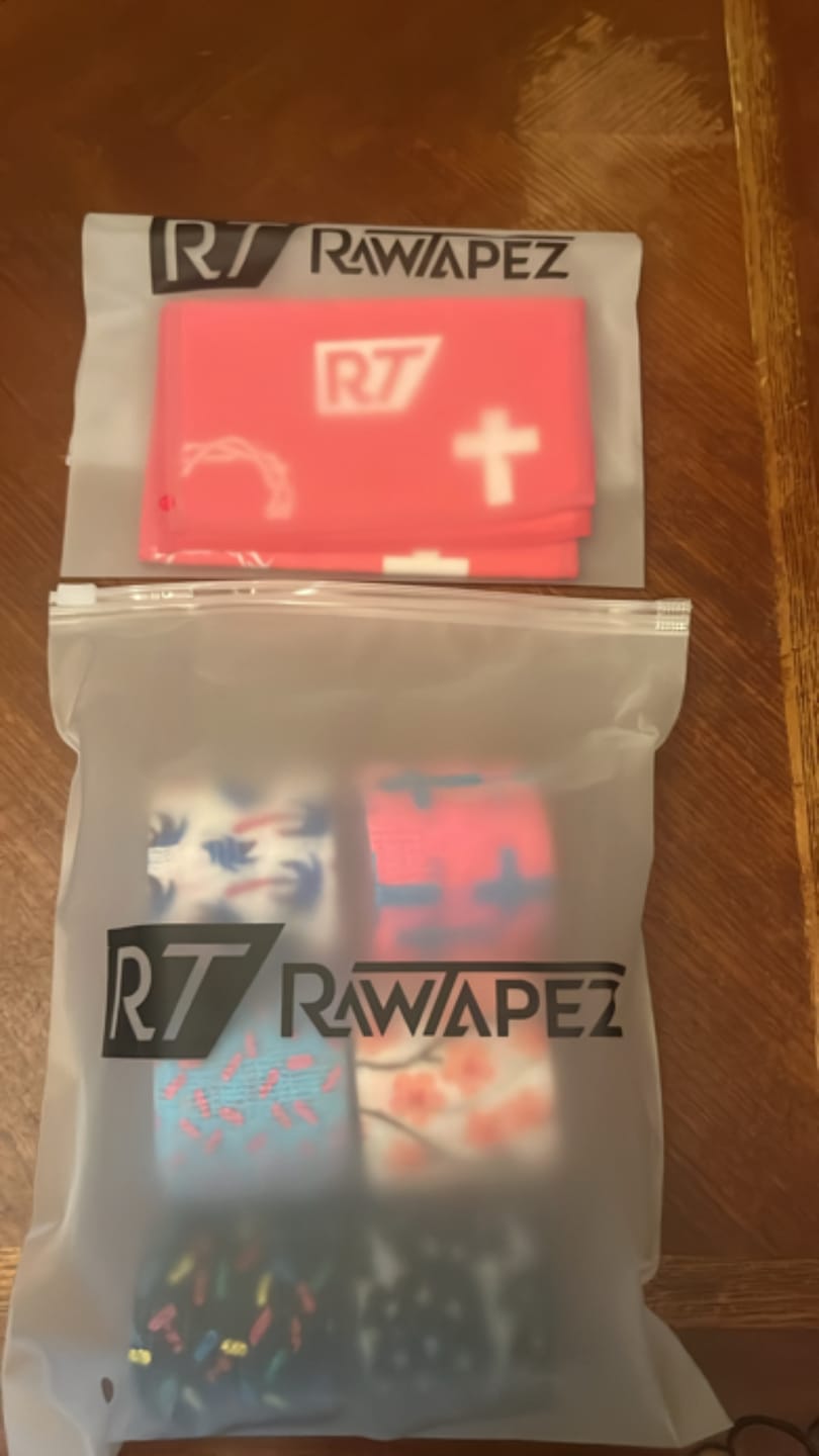 Customer photo review of Cotton Candy Cross Tape