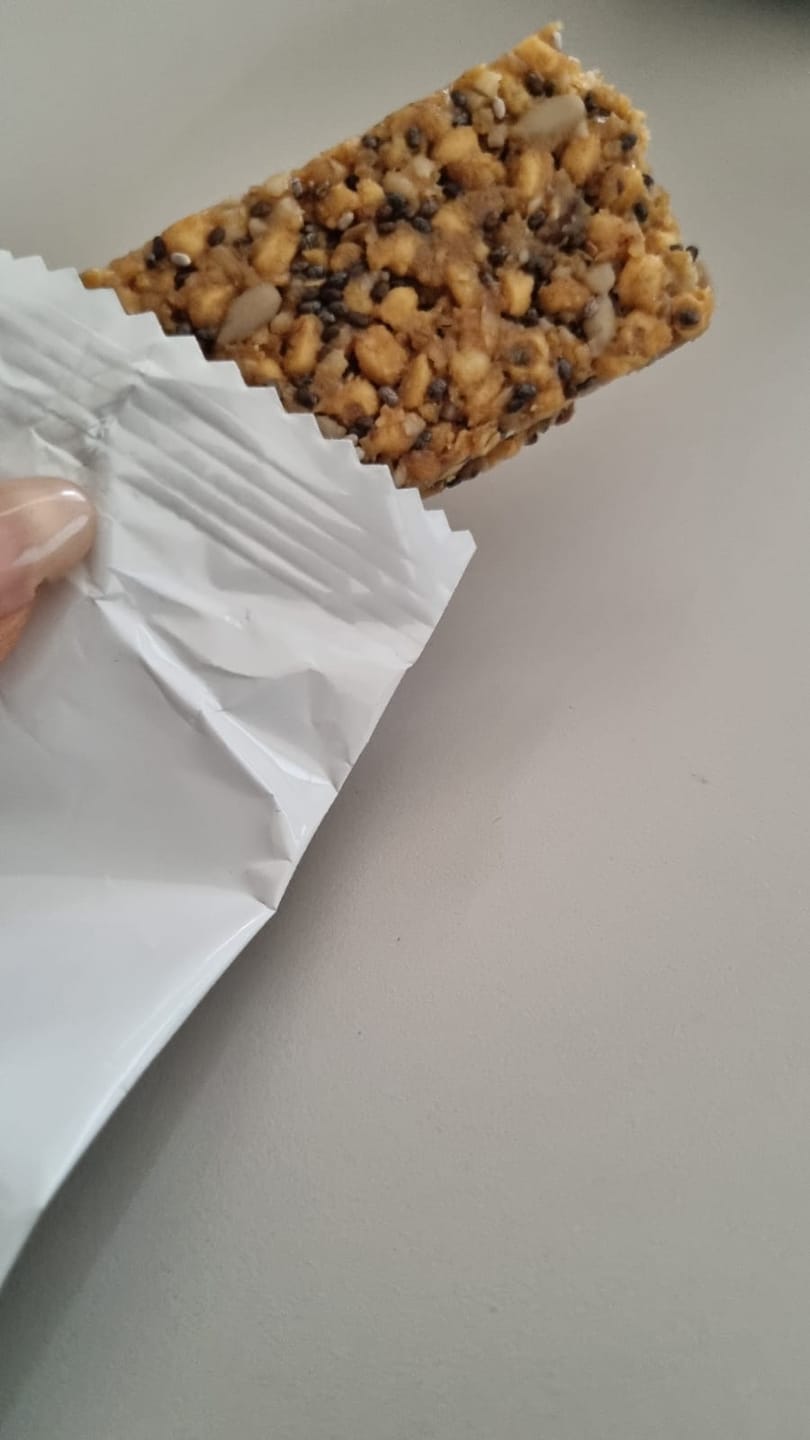 Customer photo review of Barrette di granola e nocciole
