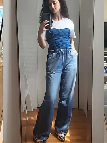 Customer photo review of Sweatpant Jeans