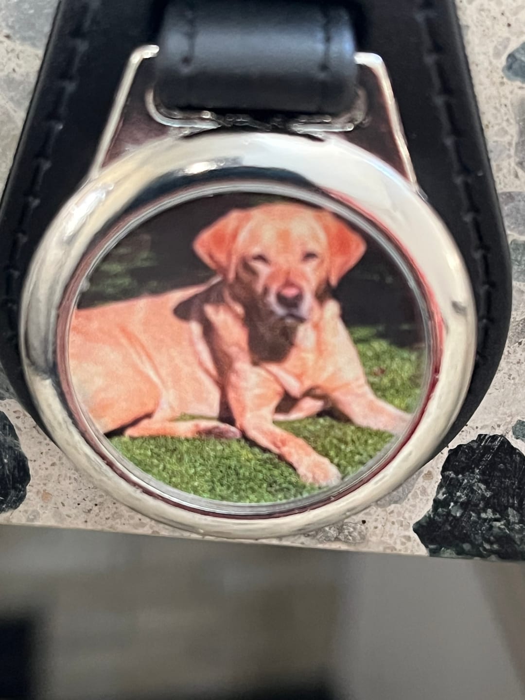 Customer photo review of Schlüsselanhänger-Bundle Leder 3x dein Foto für nur 19,90 €