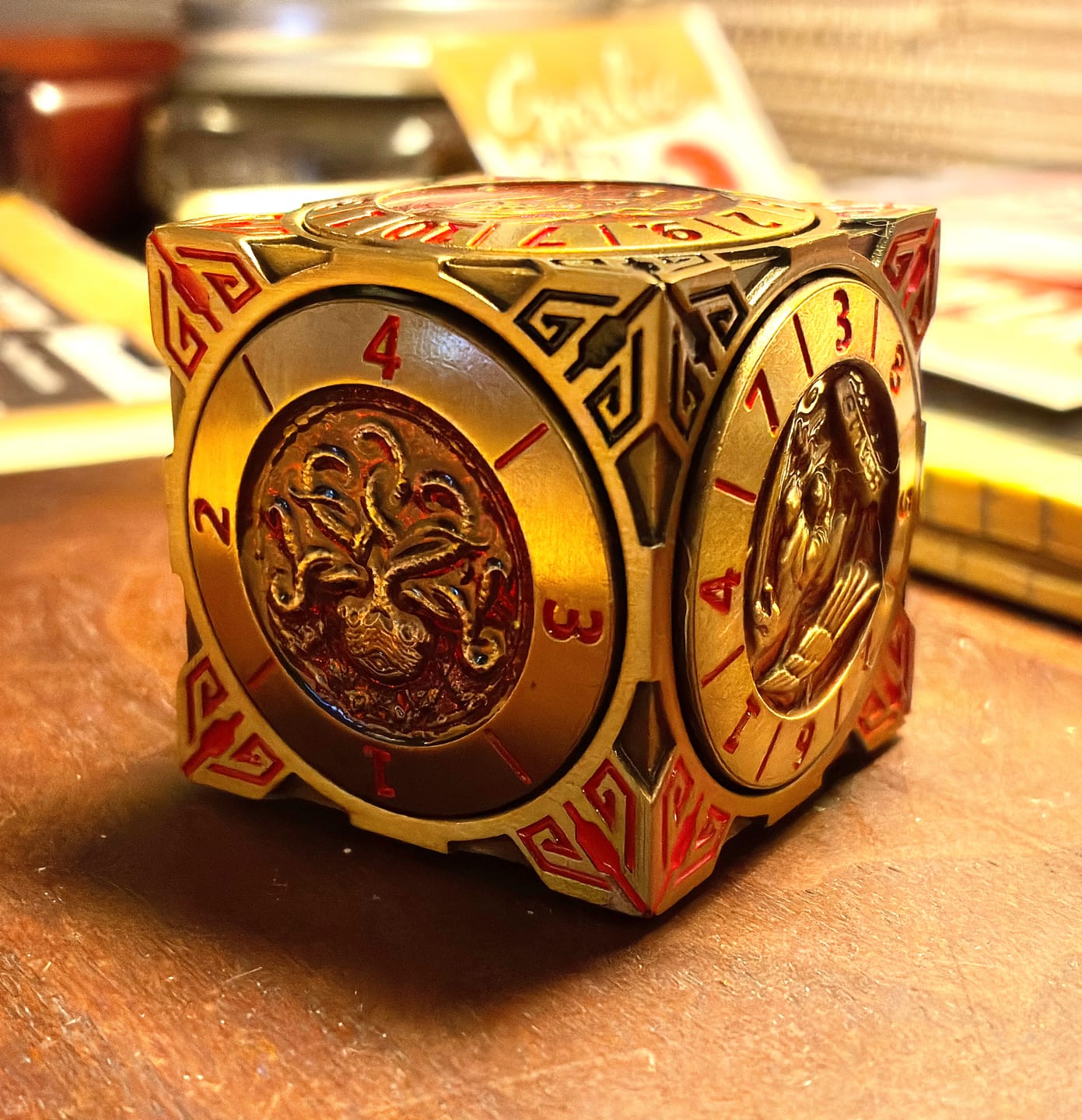 Customer photo review of Masters Dice Relic #000 – Class Legacy Spinner | 7 -in-1 Dual-Spinner Metal Dice