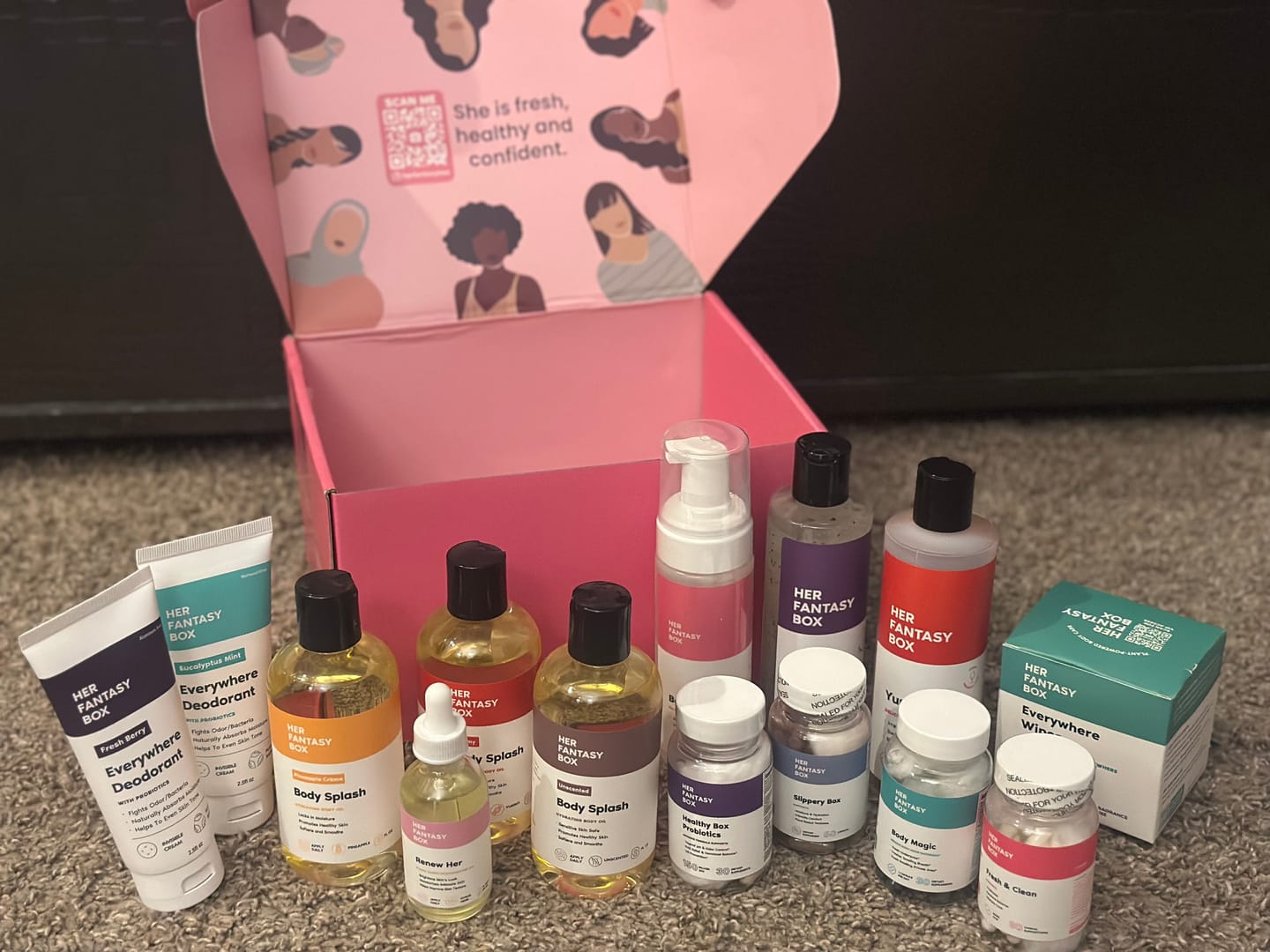 Customer photo review of The Everything Bundle - Total Hygiene Body Care Kit