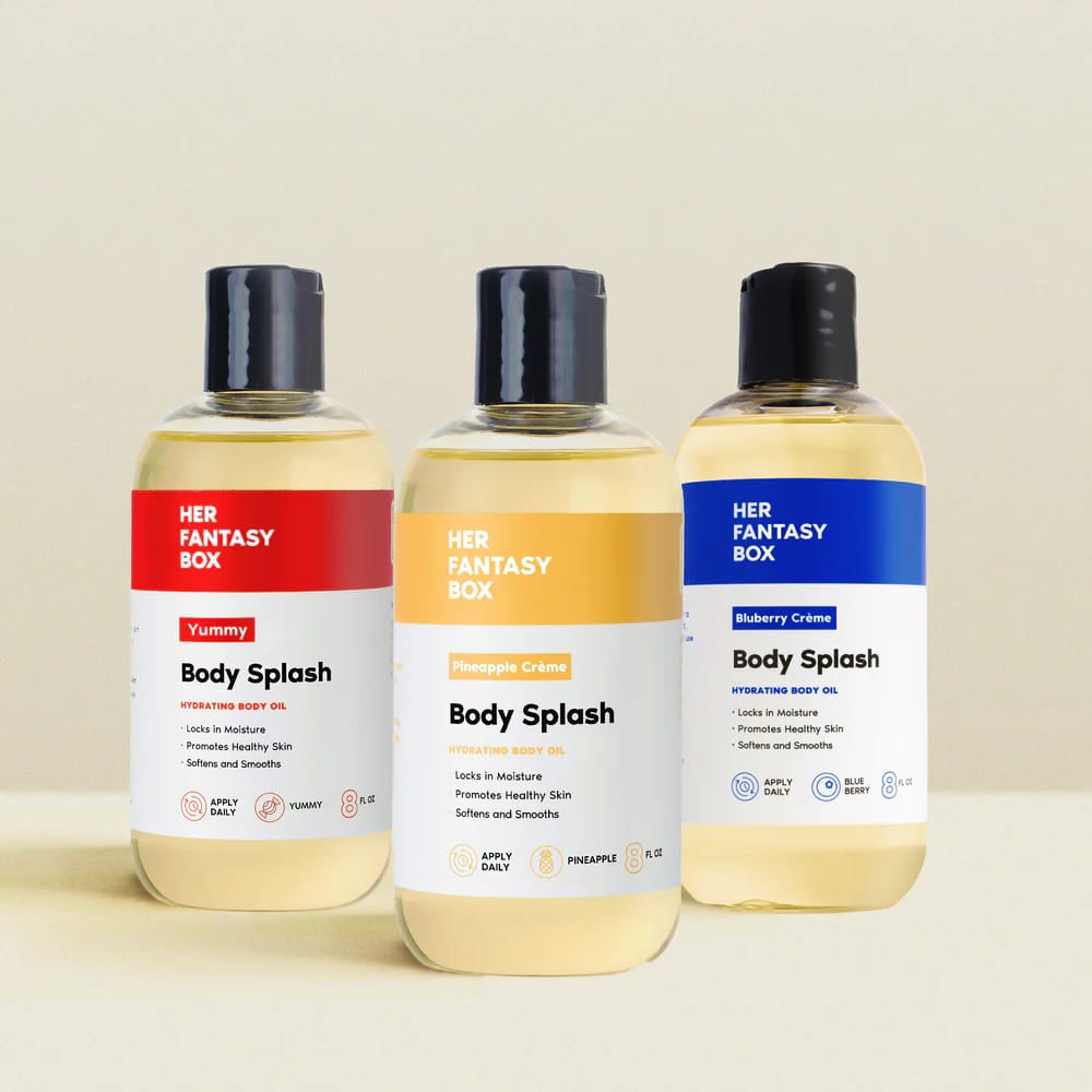 Customer photo review of Fruity Skin Body Oil Bundle