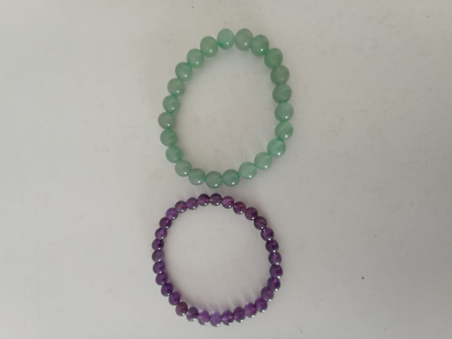 Customer photo review of Bracelet en améthyste 6mm