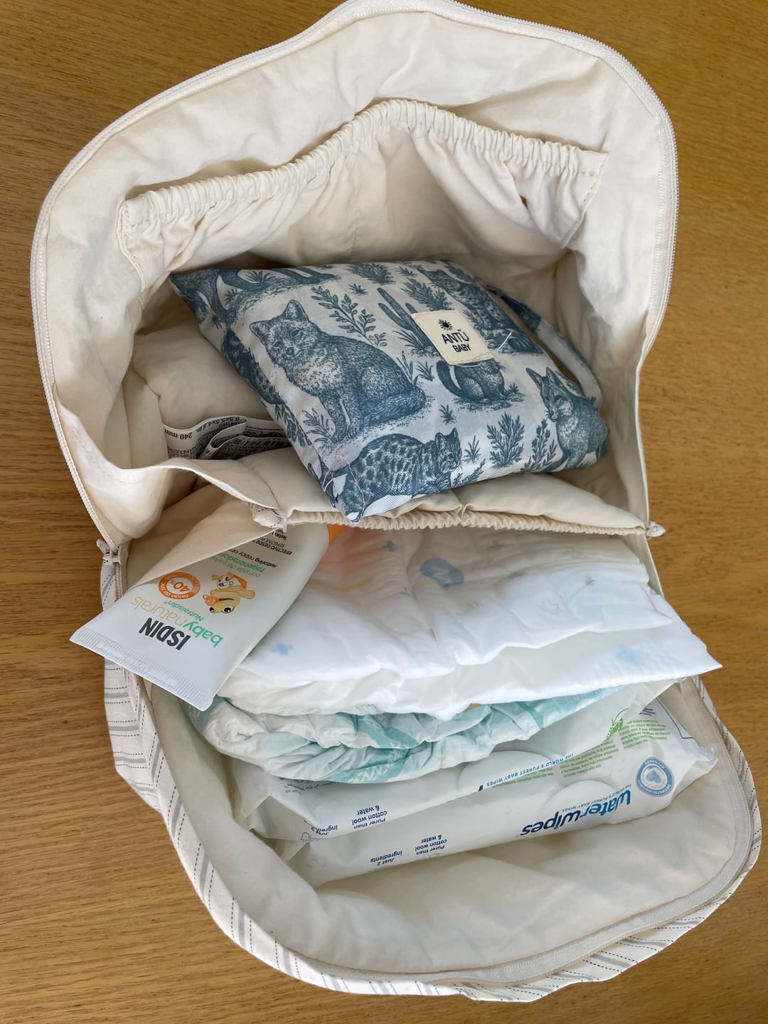 Customer photo review of Mudador de bolsillo Andino Antu Baby