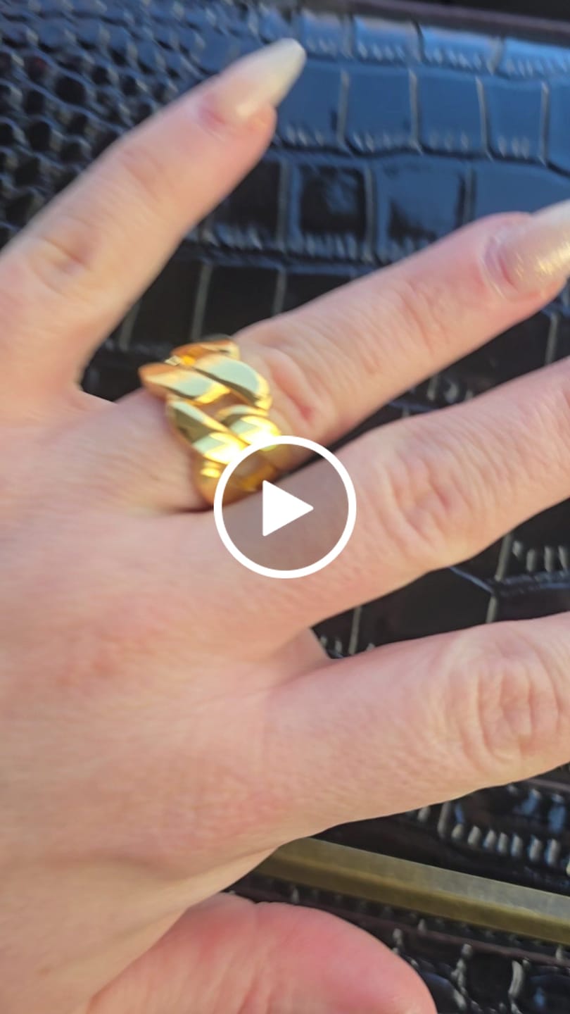 Customer video review of Anillo Eslabón