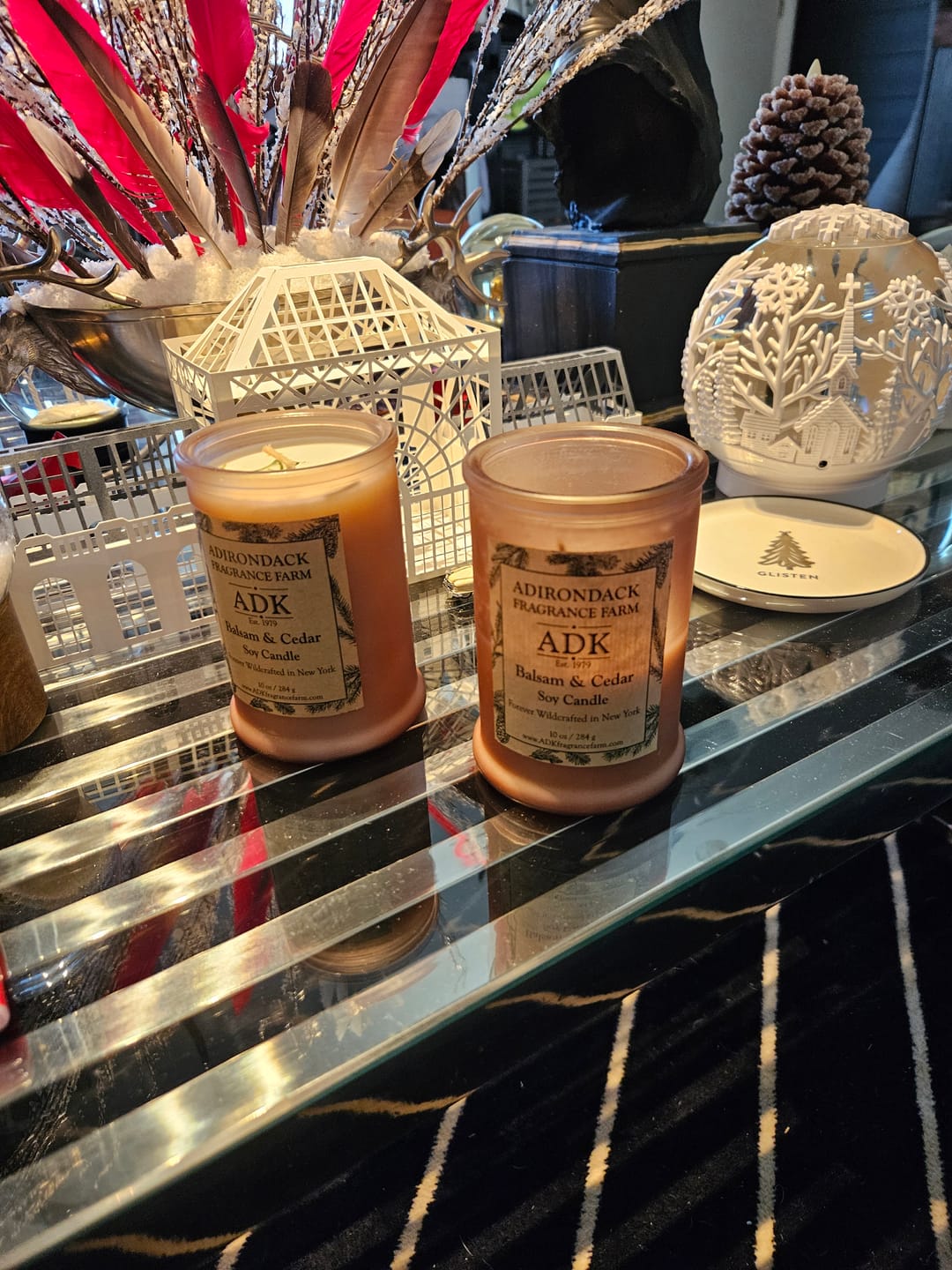 Customer photo review of Balsam & Cedar Candle