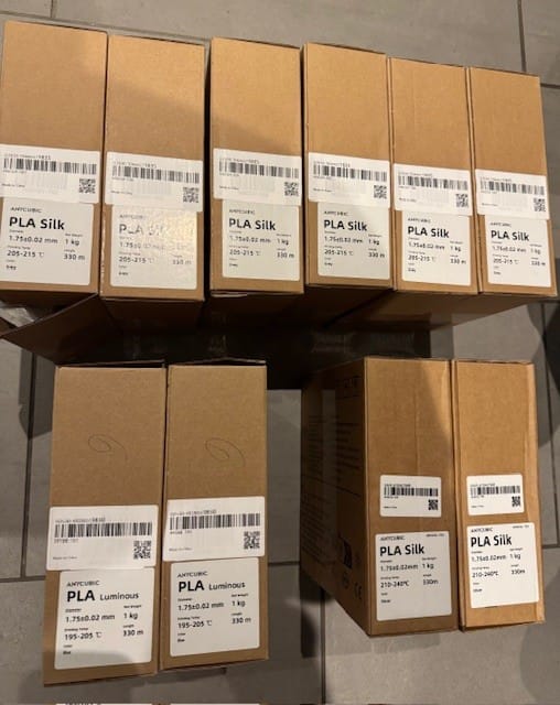 Customer photo review of Anycubic Boîte Mystère de Résine et de Filaments