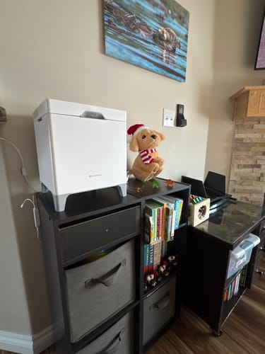 Customer photo review of Carepod Cube Plus X50V - Sanitizing Warm + Cool Mist Stainless Steel Humidifier