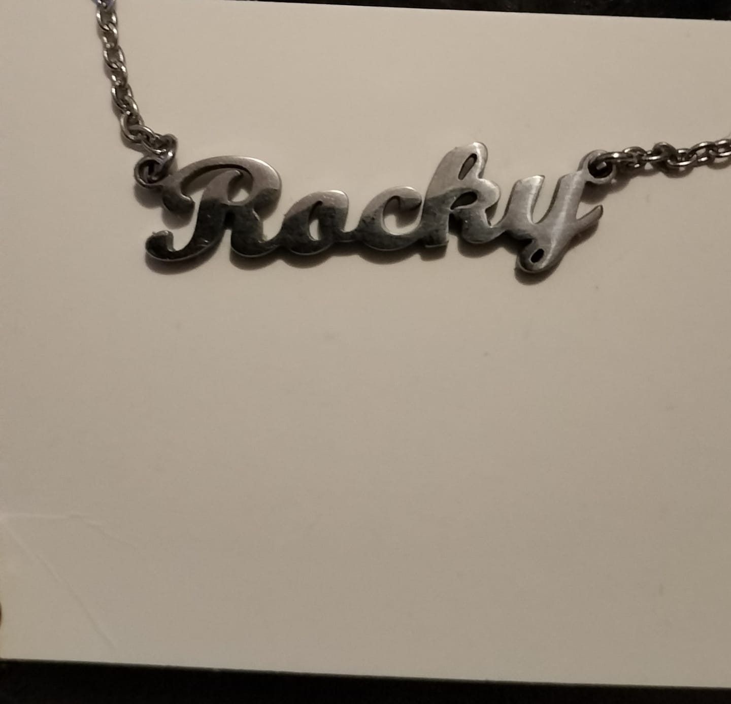 Customer photo review of Collier Personnalisé - MyLittleNecklace