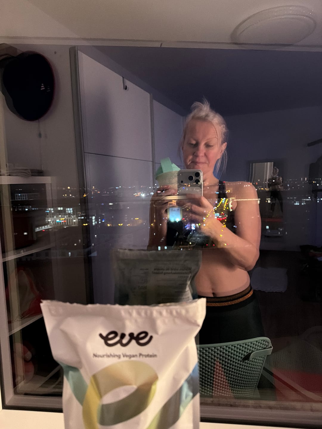 Customer photo review of Golden Chai Protein (vegan)