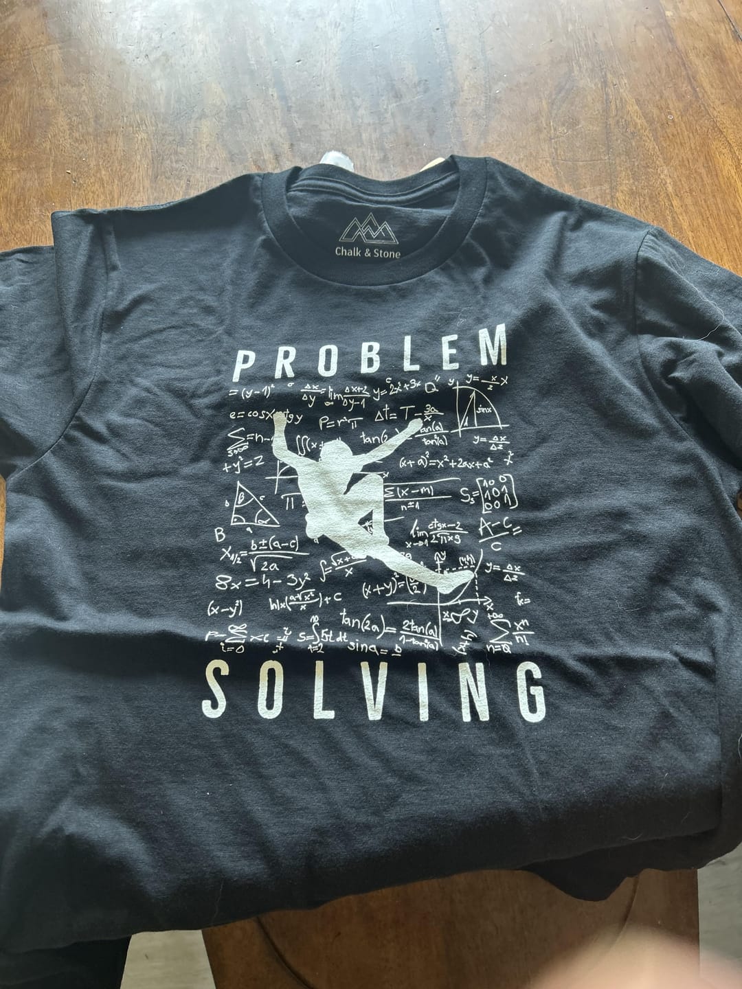 Customer photo review of Problem Solving Tee