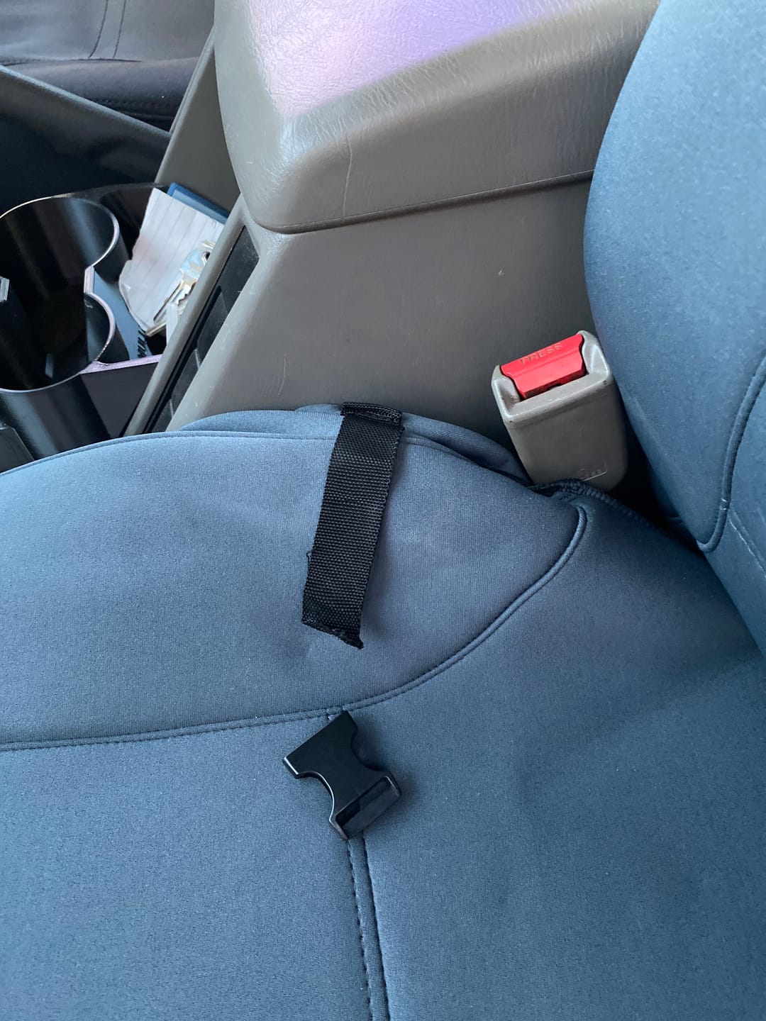 Customer photo review of Sharkskin Neoprene Universal Front Seat Covers - Charcoal