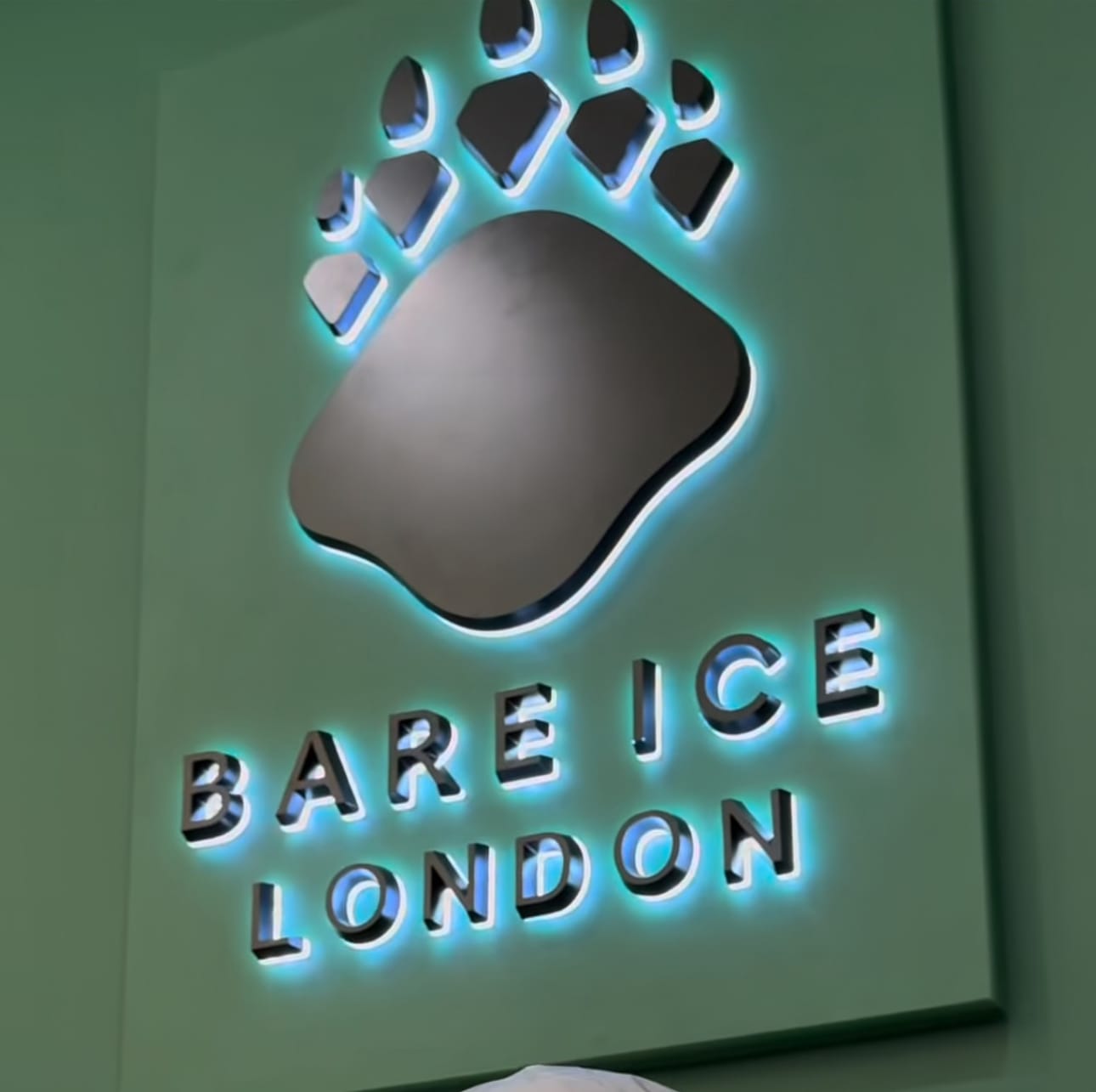 Customer photo review of Custom Backlit & Frontlit Letters - QUOTE ONLY