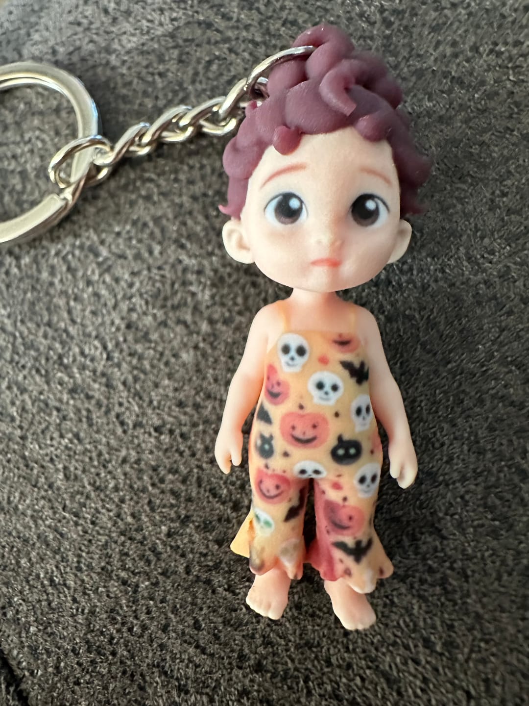 Customer photo review of Custom 3D Keychain Figure from Your Photo Personalized Mini Doll Gift Idea