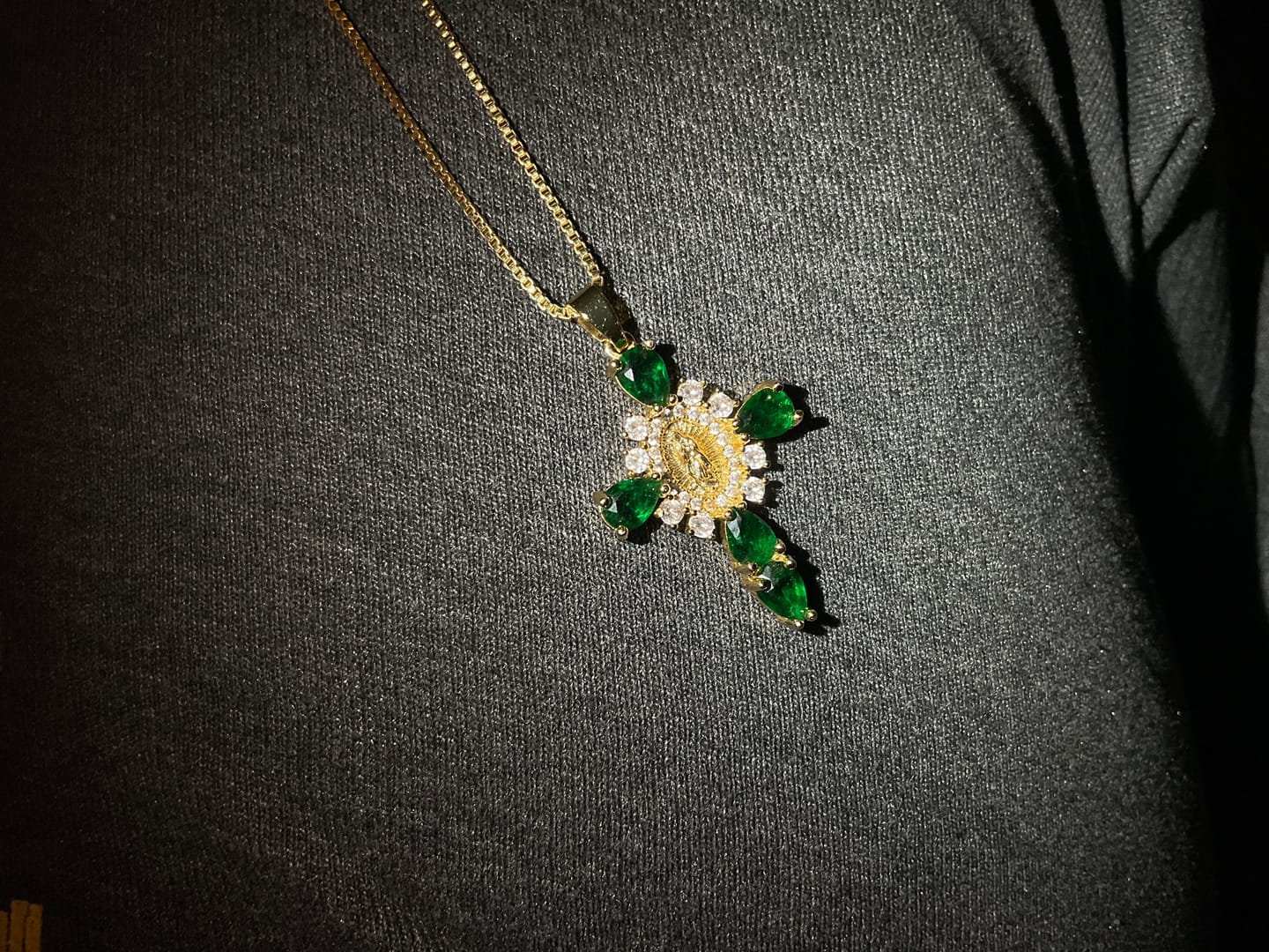 Customer photo review of Valerie® Virgin Mary Cross Pendants
