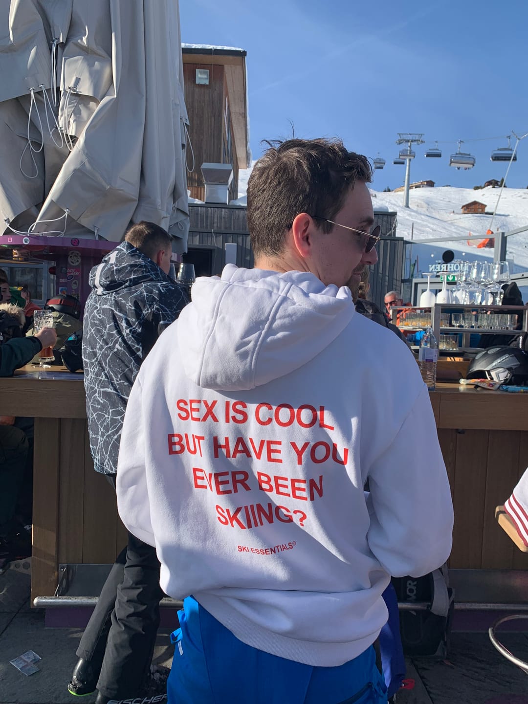 Customer photo review of SEX IS COOL - Oversized Hoodie