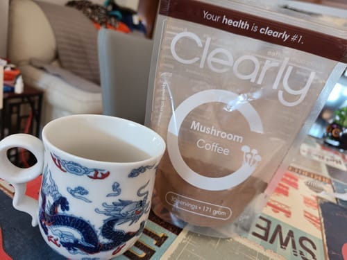 Customer photo review of Mushroom coffee