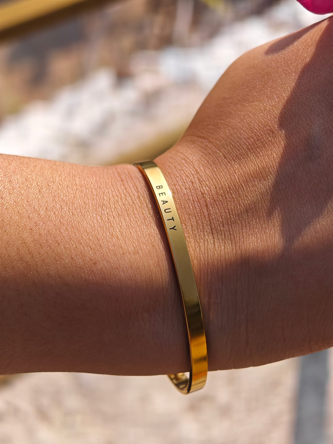 Customer photo review of Personalised Classic Bracelet