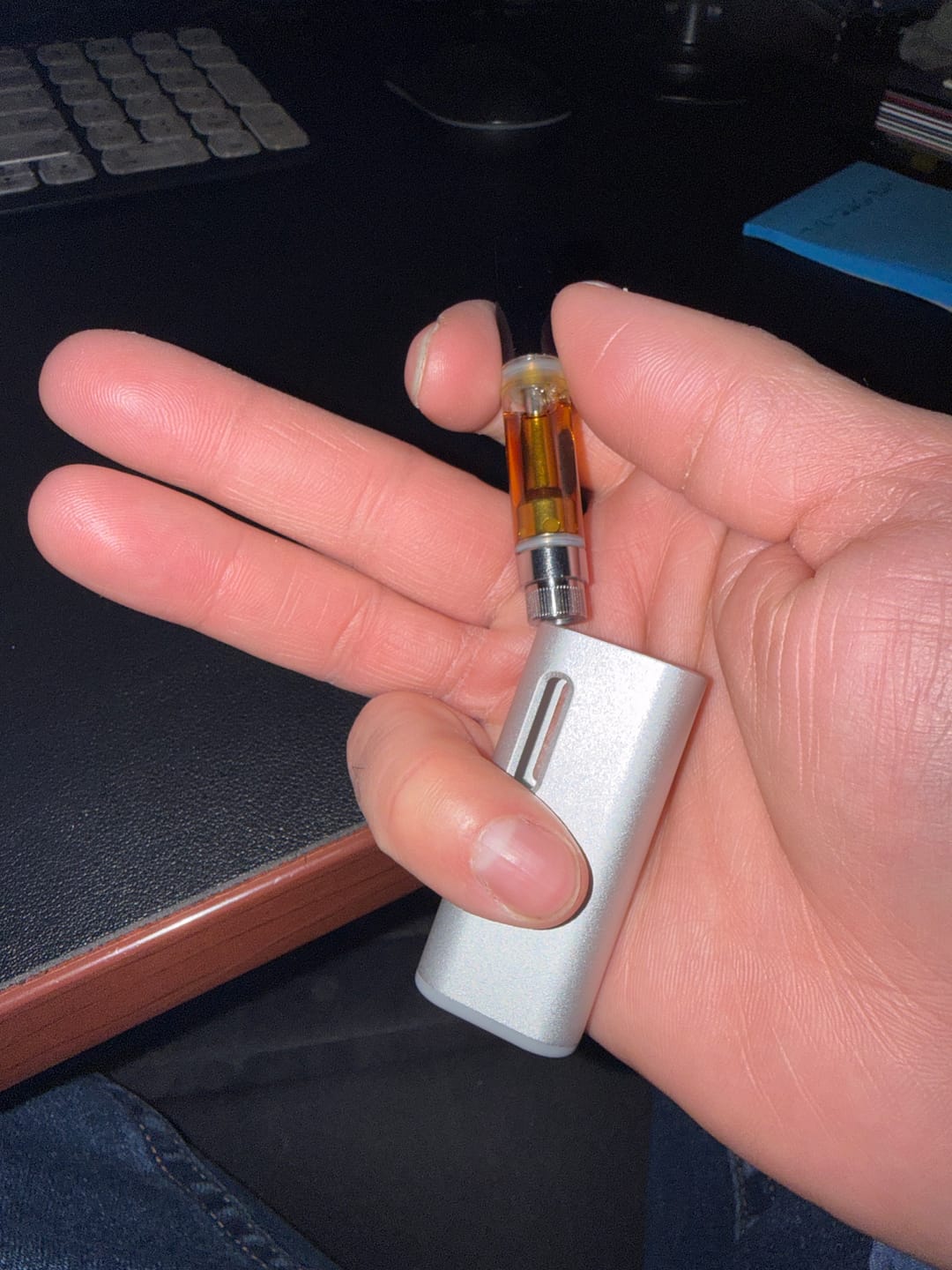 Customer photo review of Purple Haze THC Vape Cartridge