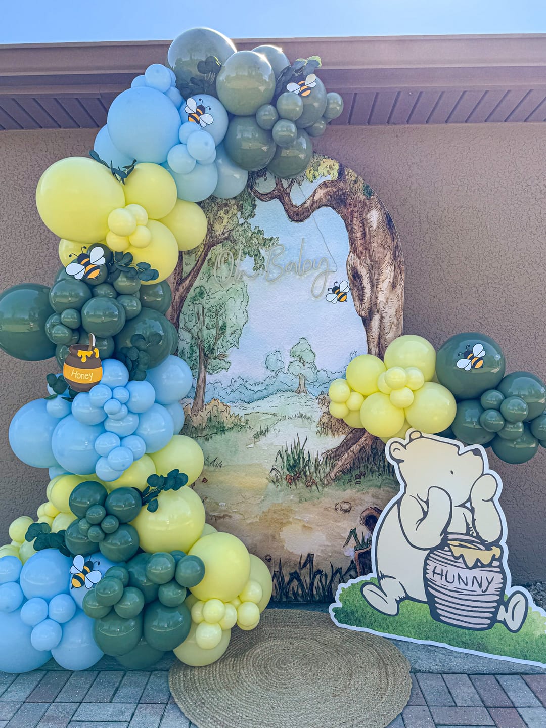 Customer photo review of Customization Birthday Wedding Baby Shower Bridal Decade Party Arch Backdrop Wall Cloth Cover