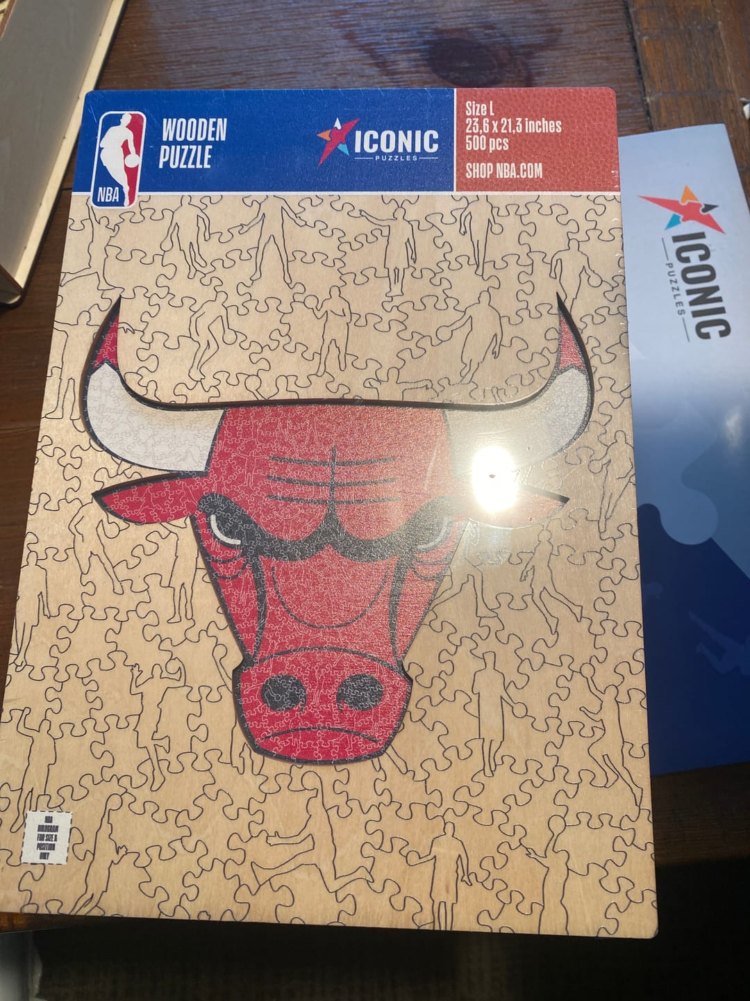 Customer photo review of Chicago Bulls™ - Wooden Puzzle