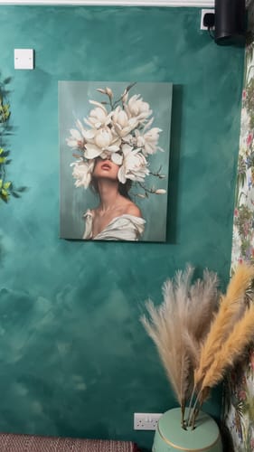 Customer photo review of Tranquil Muse Print