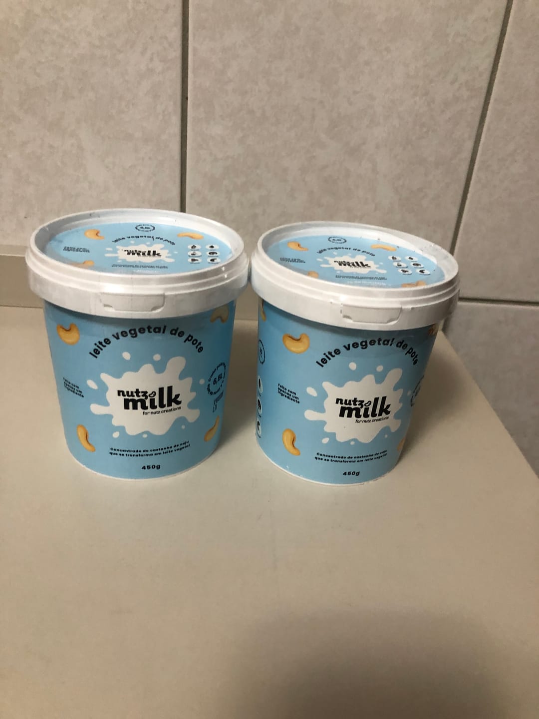 Customer photo review of Kit 4 Unidades: Leite Vegetal NutzMilk® 26L - Concentrado de Castanha de Caju