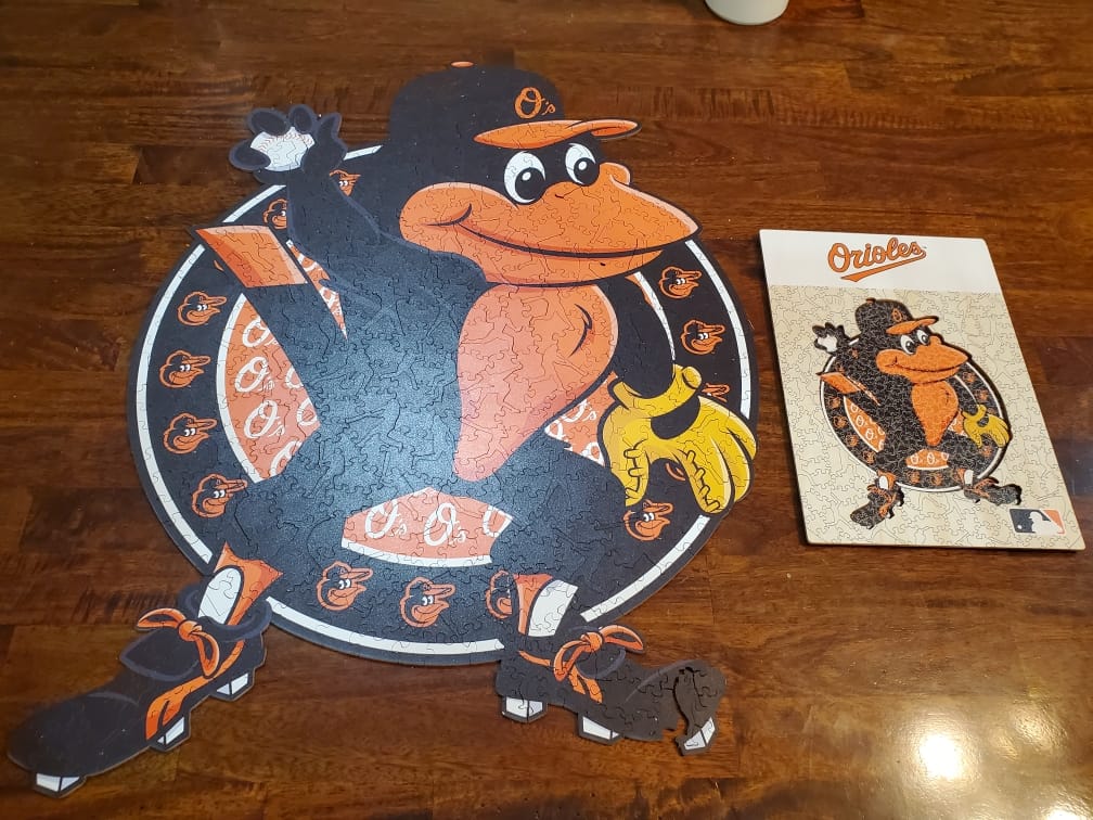 Customer photo review of Baltimore Orioles™ Mascot - Wooden Puzzle