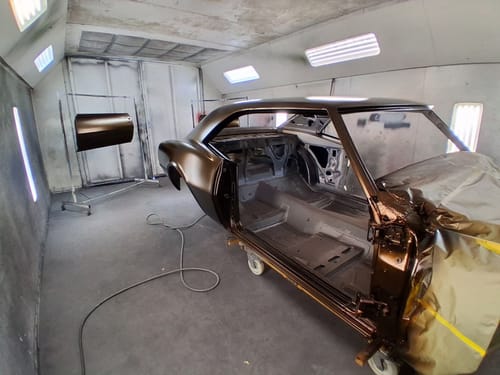 Customer photo review of Cognac Paint Basecoat