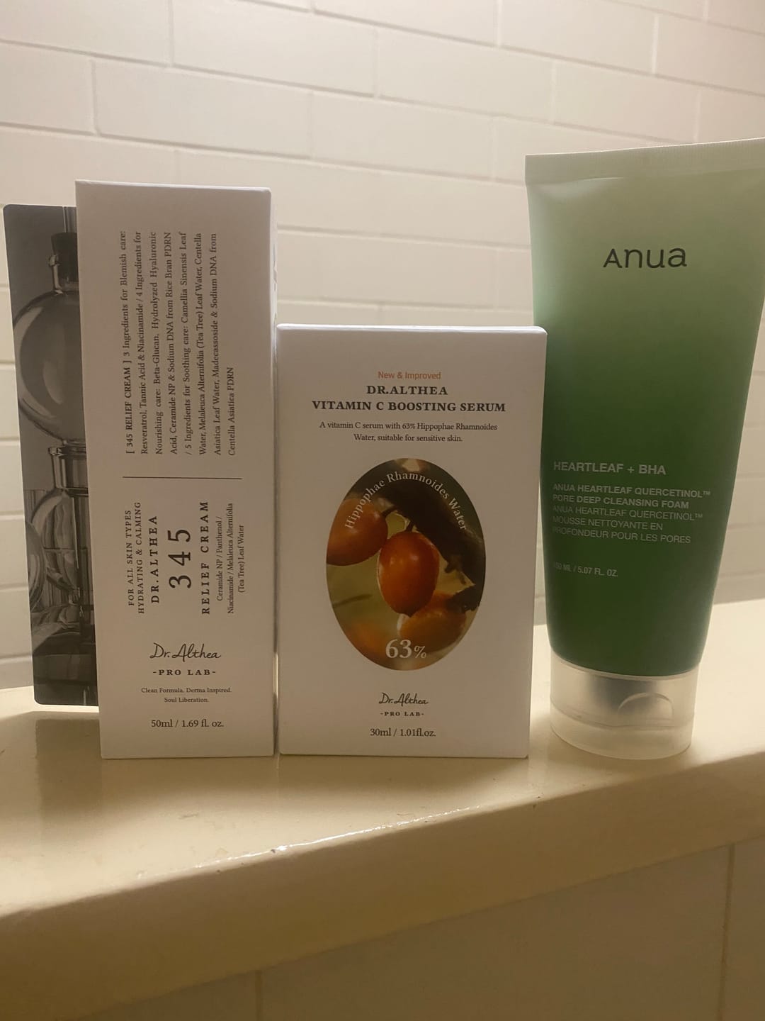 Customer photo review of DR ALTHEA Vitamin C Boosting Serum