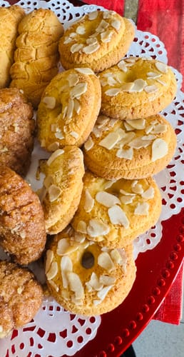 Customer photo review of Pasta Flora Cookies with Almonds – Traditional Greek Recipe (500g)