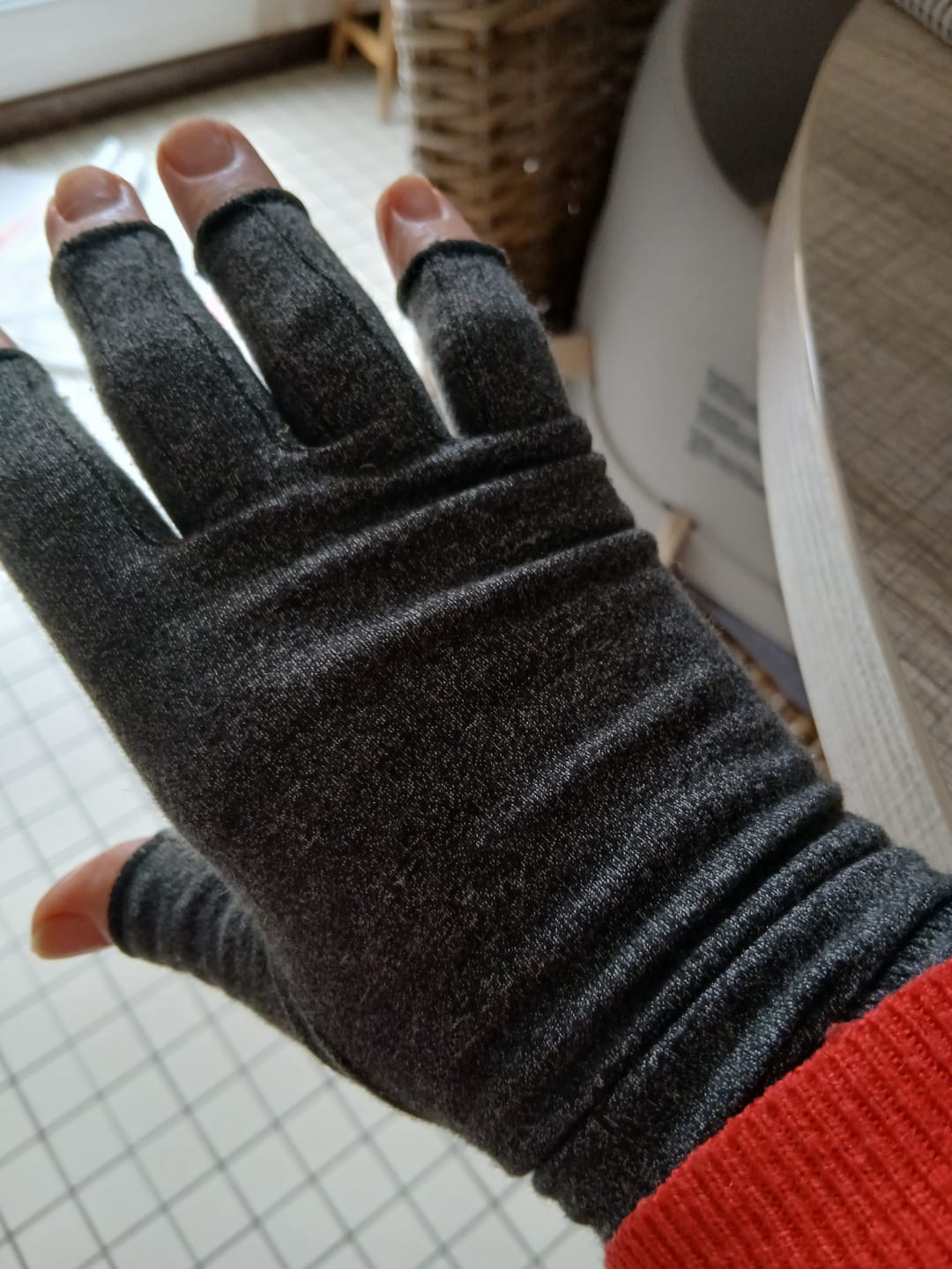 Customer photo review of Gants de Compression
