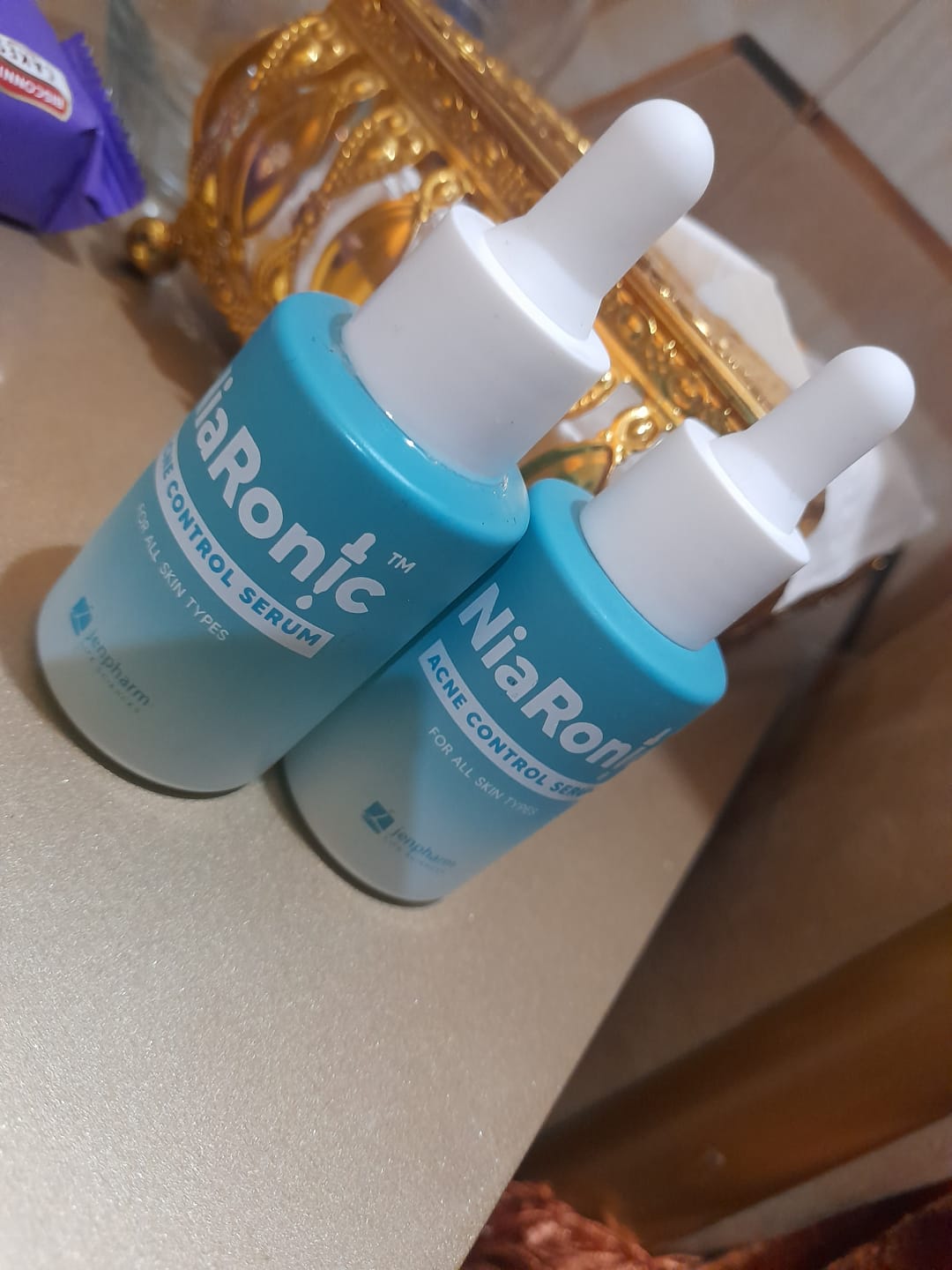 Customer photo review of NiaRonic Serum (Pore Minimizing)