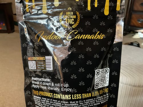 Customer photo review of Gold Spectrum THCA Flower - Top Quality Strain of the Month