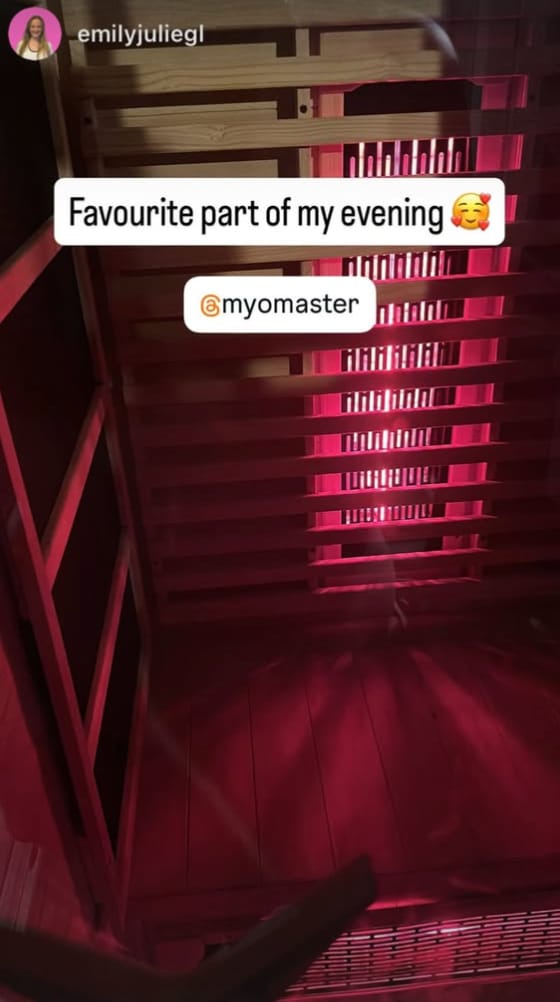 Customer photo review of MyoSauna Infrared