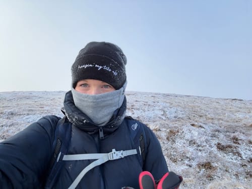 Customer photo review of Freezin' My Tits Aff Beanie | Born & Bred